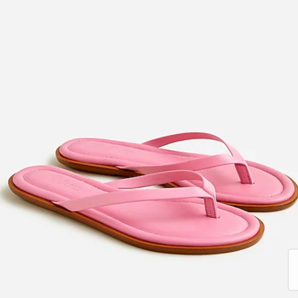 J Crew Sorento Thong Leather Sandal